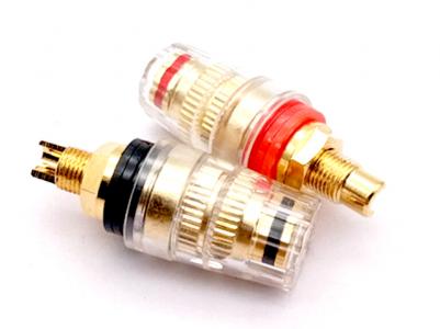M8x46mm, Binding Post Connector, Gold Plated KLS1-BIP-016
